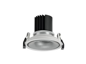 DM202037  Bolor 9 Tridonic Powered 9W 2700K 770lm 36° CRI>90 LED Engine White/Silver Fixed Recessed Spotlight; IP20